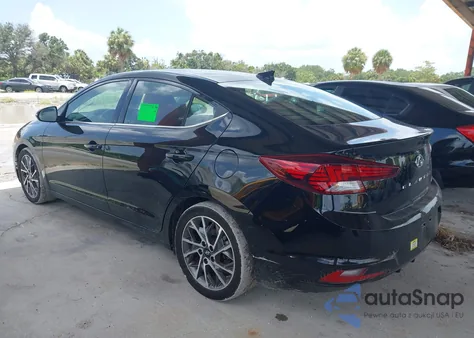 2020 Hyundai Elantra Limited from USA, damaged, VIN 5NPD84LF2LH616372
